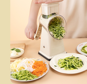 Cortador de Verduras Multifuncional Manual para Cocina - Rebanador y Triturador de Verduras y Papas - Product Image 3