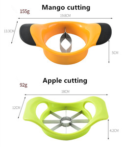 Coupe-pomme trancheuse poignée <span class=keywords><strong>ergonomique</strong></span> fruits légumes outils maison Gadgets acier inoxydable fruits pomme trancheuse Corer <span class=keywords><strong>Cutter</strong></span> - Product Image 4