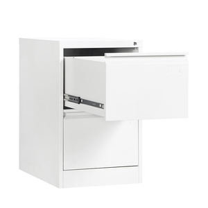 Armoire <span class=keywords><strong>de</strong></span> classement verticale en acier à 2 tiroirs, meuble <span class=keywords><strong>de</strong></span> rangement métallique <span class=keywords><strong>de</strong></span> <span class=keywords><strong>bureau</strong></span> avec serrure pour dossiers suspendus A4 - Product Image 5