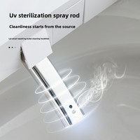 Articles sanitaires, nouvelle conception, certifiés CE, toilettes intelligentes en acier inoxydable avec télécommande, siège chauffant, design minimaliste moderne