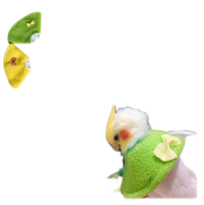 Collier de protection anti-morsure et anti-picorage pour perroquet à col, peau de tigre, phénix noir, Elizabeth Bird Supplies - Product Image 1