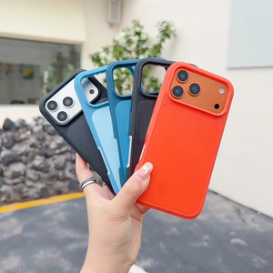 เคสโทรศัพท์ลายเกราะสุดฮิต สองสี พร้อมปุ่มสัมผัสแบบ Al กันกระแทก ป้องกันโทรศัพท์ สำหรับ <span class=keywords><strong>iPhone</strong></span> 15 16 17 <span class=keywords><strong>Pro</strong></span> <span class=keywords><strong>Max</strong></span> - Product Image 3