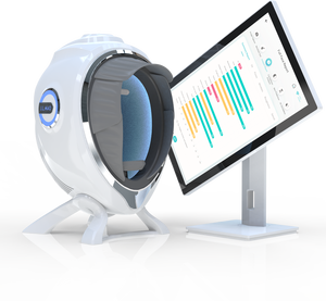Analyseur de peau officiel JLM 3D 24 langues M8 à lumière polarisée croisée pour l'inspection de la sensibilité avec rapport alimenté par l'IA - Product Image 1