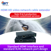 Extenseur HDMI POE 70M 4K60Hz Plug & Play sur CAT6 avec IR RS232 |   Pour projet de mur d'affichage LCD pour exposition