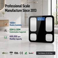 Báscula Digital Profesional para Grasa Corporal, con Bluetooth, Monitor de Salud Inteligente con Aplicación, Capacidad de 180 kg, Báscula Electrónica