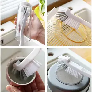 2024 New Arrive Brush Cup Multifunctional Artifact Washing Cup Brush Wall Special Cleaning Long-handled Brush