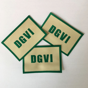 Custom High Quality Cloth <strong>Brand</strong> <strong>Logo</strong> Woven End Fold Eco-Friendly <strong>Jeans</strong> Luxury Stain Beige Fabric Patch T-Shirt Main Neck Labels - Product Image 2