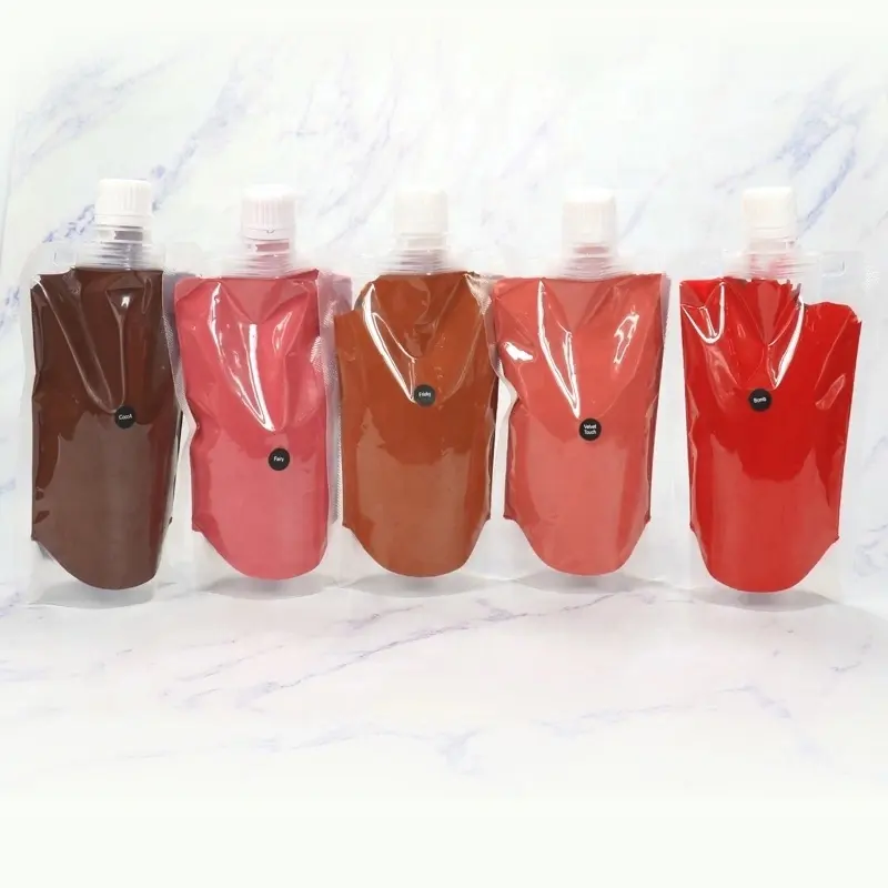 Wholesale Lip Gloss Pouch Liquid Lipstick Matte Lip Gloss Private Label Packaging Nudes