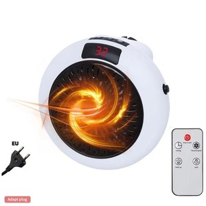 Điện xách tay nóng mini Wall Mount nhà văn phòng Máy tính để bàn ấm không khí nóng ấm hơn fan hâm mộ im lặng từ xa nhanh nhiệt nhiệt - Product Image 4