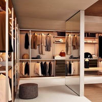 Dressing sur mesure en bois massif, écologique et moderne, livré en kit, livraison en 30 jours, armoire modulaire pour chambre à coucher, rangement en contreplaqué de qualité E1
