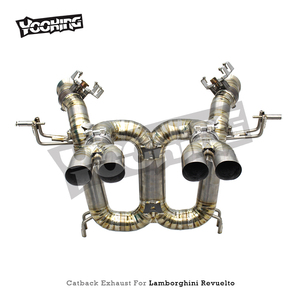 Perf Titan Leichtgewicht Catback Auspuffanlage für Lamborghini Revuelto V12 6.5 2024- OEM Ventil-Schalldämpfer Feine Schweißnaht - Product Image 4