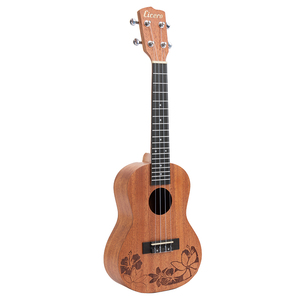 Professionale di alta qualità Laser disegno mogano Soprano/concerto/tenore Ukulele - Product Image 1