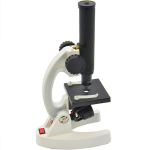 Microscope biologique 200x pour étudiants avec source de lumière et alimentation, microscope métallique 200x pour l'école primaire - Product Image 3