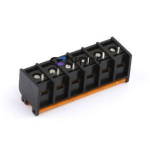 MXHB9500G-9.5-06P-BK01A-Cu-S-A Barrier Terminal Block Through hole,P=9.5mm Connector Three Sides 9.5mm 1x6P Straight Pin - Product Image 2