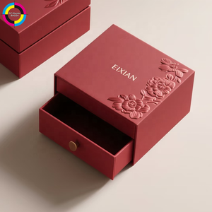Caja <span class=keywords><strong>de</strong></span> Regalo <span class=keywords><strong>de</strong></span> Lujo con Estampado en Dorado y Relieve 3D, Caja Deslizante <span class=keywords><strong>de</strong></span> Cartón con Logotipo Personalizado para Embalaje <span class=keywords><strong>de</strong></span> Regalos - Product Image 3