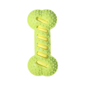 Jouet d'os de meulage de voix d'animal familier, matériel de meulage résistant à la mastication, jouet interactif de chien, jouet de nettoyage de dents d'animal familier - Product Image 1