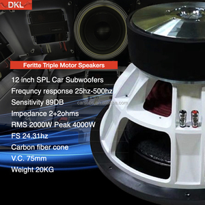 Car Stereo Subwoofer Speaker 15 Inch Competition Sub RMS 2000W Strong Punch <strong>Bass</strong> Speaker 15&quot; 4000W Peak <strong>SPL</strong> Car Subwoofer