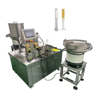 Machine de capsulage de remplissage de gel de seringue préremplie jetable en plastique automatique