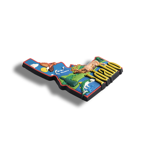 Imán de Refrigerador de PVC Irregular con Logotipo Personalizado, Recuerdo Turístico - Product Image 3