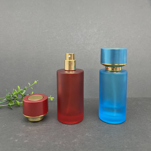 Atomizador de Perfume de Vidrio Colorido de Lujo al por Mayor, Botella de Perfume Cosmética Reutilizable de 50 ml con Bomba Pulverizadora - Product Image 6