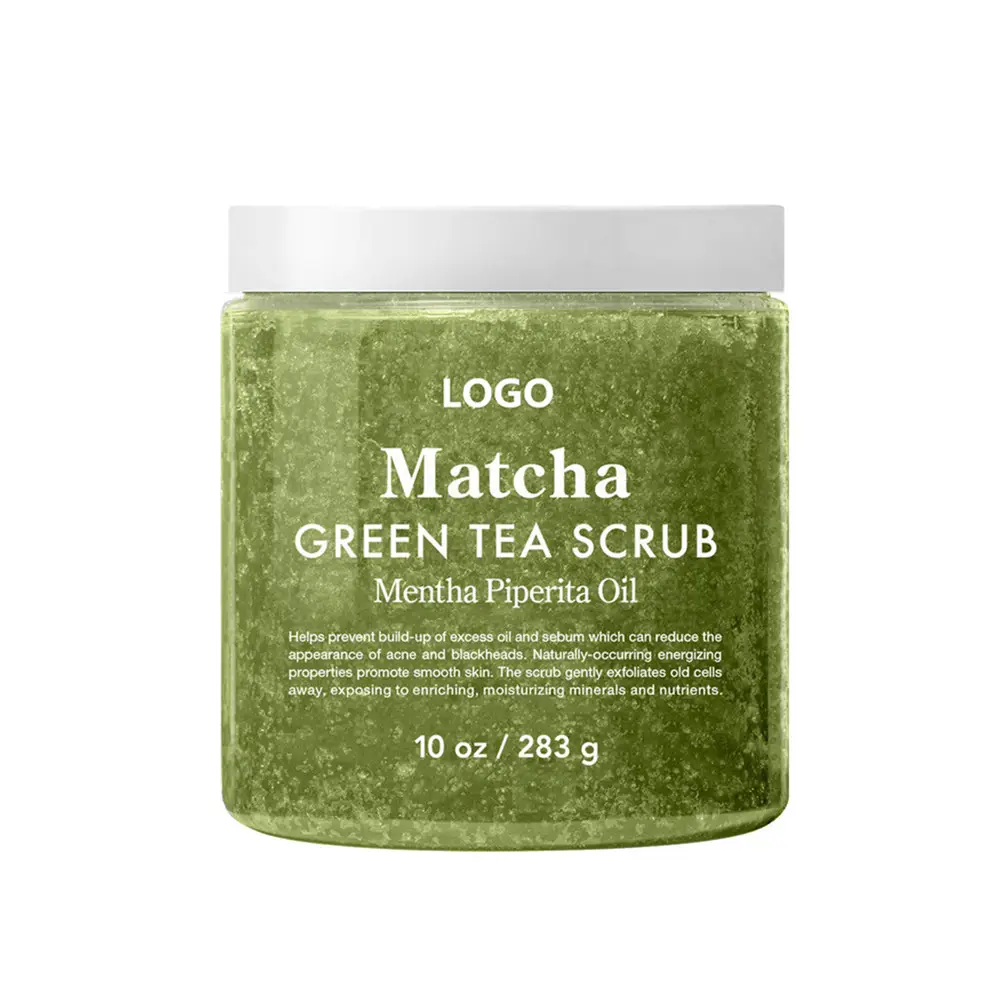 Nhãn Hiệu Riêng Chăm Sóc Da Tẩy Tế Bào Chết Matcha Trà Xanh Cơ Thể Chà