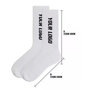 <span class=keywords><strong>Chaussettes</strong></span> de sport de compression en coton unisexe <span class=keywords><strong>avec</strong></span> logo personnalisé Funny Grip Toe Design for Youth Bottom Position Logo - Product Image 6