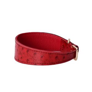 Collar de perro de Mascota de cuero de vaca ancho de doble capa clásico Correas y collares elegantes y duraderos - Product Image 1