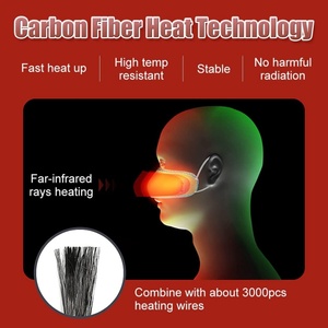 Smart Far Infrared 3D Heated Nose <b>Cover</b> Winter Hot Compress 3 <b>Temperature</b> Settings Washable Timer for Stuffy Nose/Allergic - Product Image 6