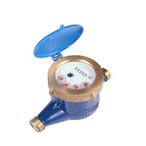 ISO4064 Klasse B DN15 Tuin Huis Multi-Jet Droog Wijzerplaat Vloeibare Verzegelde Messing Droge Jet Water Flow Meter - Product Image 5