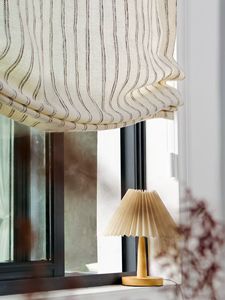Persianas Romanas Suaves ZSTARR, Cortina de Ventana con Filtro de Luz, Forro de Privacidad, <span class=keywords><strong>Tela</strong></span> de Lino Beige Texturizada para Sala de Estar y Dormitorio - Product Image 2