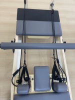 Appareil de fitness Pilates Reformer en bois d'érable de haute qualité pour la maison et le studio – Machine d'exercice portable pour le musculation