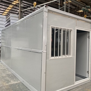 Avec Kits Remorque Simple Design Cabine Meublée Portable 2 Chambres Maison Conteneur Pliable Avec Salle de Bain Maison Modulaire Cabine - Product Image 6