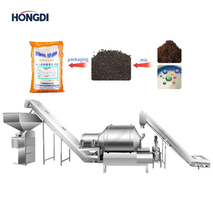 HONGDI Automatic Stainless Steel Drum Mixer for <b>Baking</b> Oatmeal Mixing and Drying Food Processing - Product Image 2