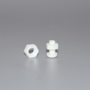 Écrou hexagonal isolé en nylon PA66 blanc de haute qualité 94V0, ignifuge et anticorrosion, pour applications industrielles - Product Image 2