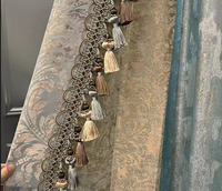 Rideaux occultants jacquard gris bleu sur mesure de haute qualité pour salon et chambre à coucher