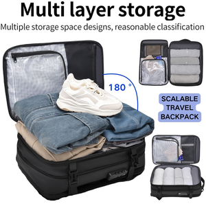 <span class=keywords><strong>Mochila</strong></span> <span class=keywords><strong>de</strong></span> Viaje Expandible <span class=keywords><strong>de</strong></span> Gran Capacidad Antirrobo Personalizada, <span class=keywords><strong>Mochila</strong></span> para Portátil para Hombre, Impermeable, con Compresión al Vacío para Negocios - Product Image 4