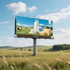 P8 ngoài trời đầy màu sắc kỹ thuật số <span class=keywords><strong>LED</strong></span> màn hình hiển thị 8 mét <span class=keywords><strong>Pixel</strong></span> <span class=keywords><strong>pitch</strong></span> IP65 đánh giá cho tàu điện ngầm thang máy wayfinding giáo dục quảng cáo - Product Image 1