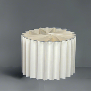 Support à dessert cylindrique pliable moderne pour mariage, <span class=keywords><strong>colonne</strong></span> <span class=keywords><strong>romaine</strong></span> en papier, décoration d'allée, vitrine de magasin, décoration de fête d'anniversaire - Product Image 5
