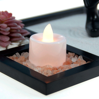 Vente en gros Kit de jardin zen de bureau miniature Feng Shui avec statue d'arbre de yoga en résine Jardin zen japonais pour la méditation