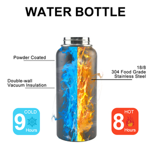 Bán buôn 32oz 40oz OEM trẻ em nhiệt <span class=keywords><strong>Flask</strong></span> chân không <span class=keywords><strong>Flask</strong></span> thép không gỉ thể thao uống chai nước với ogo - Product Image 4