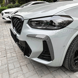 Cubierta embellecedora de rejilla para faros antiniebla y alerón delantero de parachoques para BMW X3 G01 X4 G02 LCI 20i 20d 30i 30d M40i M40d iX3 2021 2022 2023 - Product Image 5
