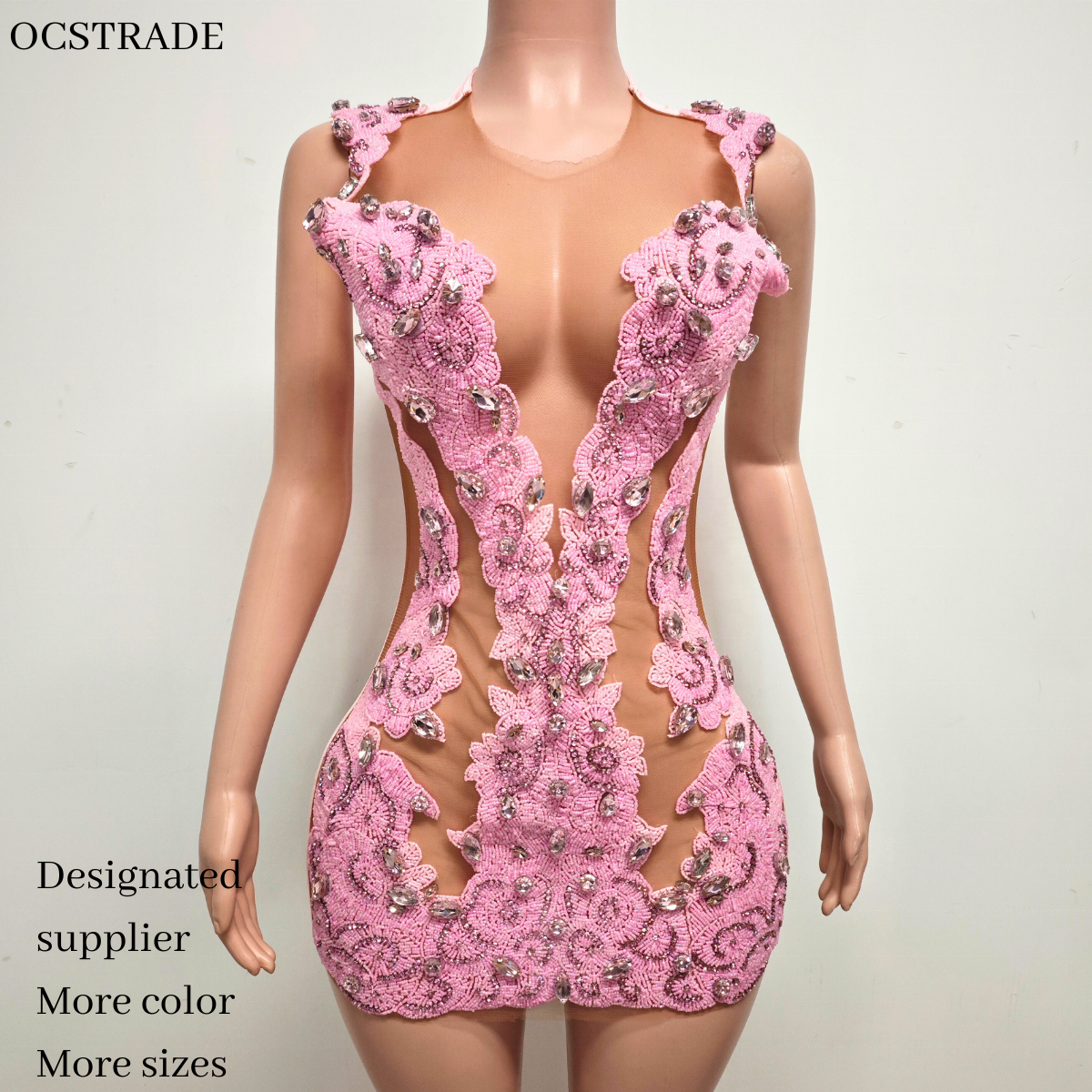 strapless open back dress Maxi Fishnet Dress  Miimita