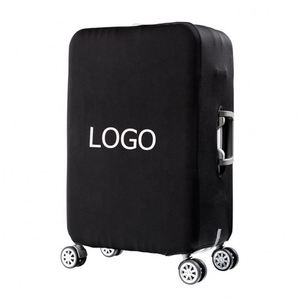 Wholesale Polyester Spandex Luggage Trolley Case Cover Travel Elastic Washable Protectable Modern City <b>Suitcase</b> Cover - Product Image 1