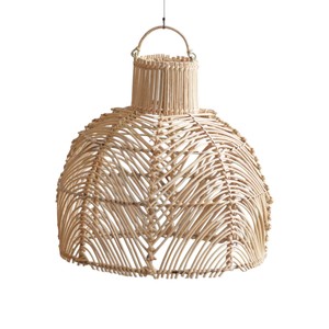 Elegant Handcrafted Industrial European Bamboo/Rattan Lamp Covers Handmade Lampshade Decorative <b>Lighting</b> <b>Accessories</b> Custom Home - Product Image 5