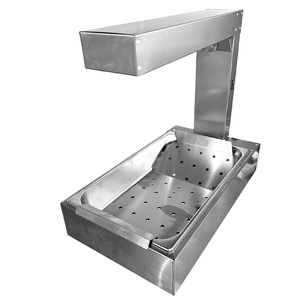 Calentador de Alimentos Comercial de Acero Inoxidable XEOLEO, Calentador de Alimentos para Restaurantes, Papas Fritas, Pollo, Hamburguesas - Product Image 1