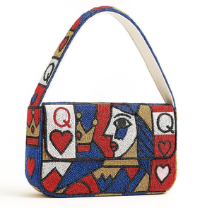 Bolso de Mano Casual Impermeable de Cuero PU Ligero con Cuentas Geométricas Hechas a Medida y Cierre de Cremallera - Product Image 3