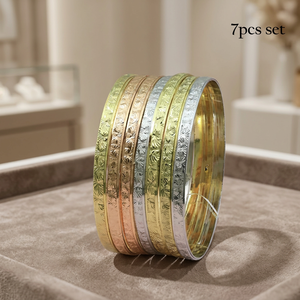 Brazaletes Chapados en Oro de 3 Tonos al por Mayor, Brazaletes de Moda, Brazaletes de Latón Chapados en Varios Tonos, Joyería de Brazaletes de 3 Tonos, Brazaletes Tricolor - Product Image 2