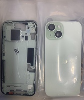 Remplacement complet du boîtier arrière d'origine pour iphone 15 plus boîtier de téléphone portable usagé couvercle de batterie porte couvercle arrière châssis