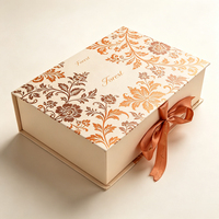 Caja de Regalo de Papel Personalizada Forest Packing, Caja de Embalaje Rígida Magnética de Lujo con Cinta y Logotipo Personalizado al por Mayor