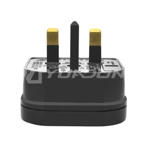 Phích Cắm Điện Pin Anh Adaptor Đối Với EU Cắm <span class=keywords><strong>2</strong></span> <span class=keywords><strong>Prong</strong></span> Để 3 <span class=keywords><strong>Prong</strong></span> Cắm Chuyển Đổi Chuyển Đổi - Product Image 3